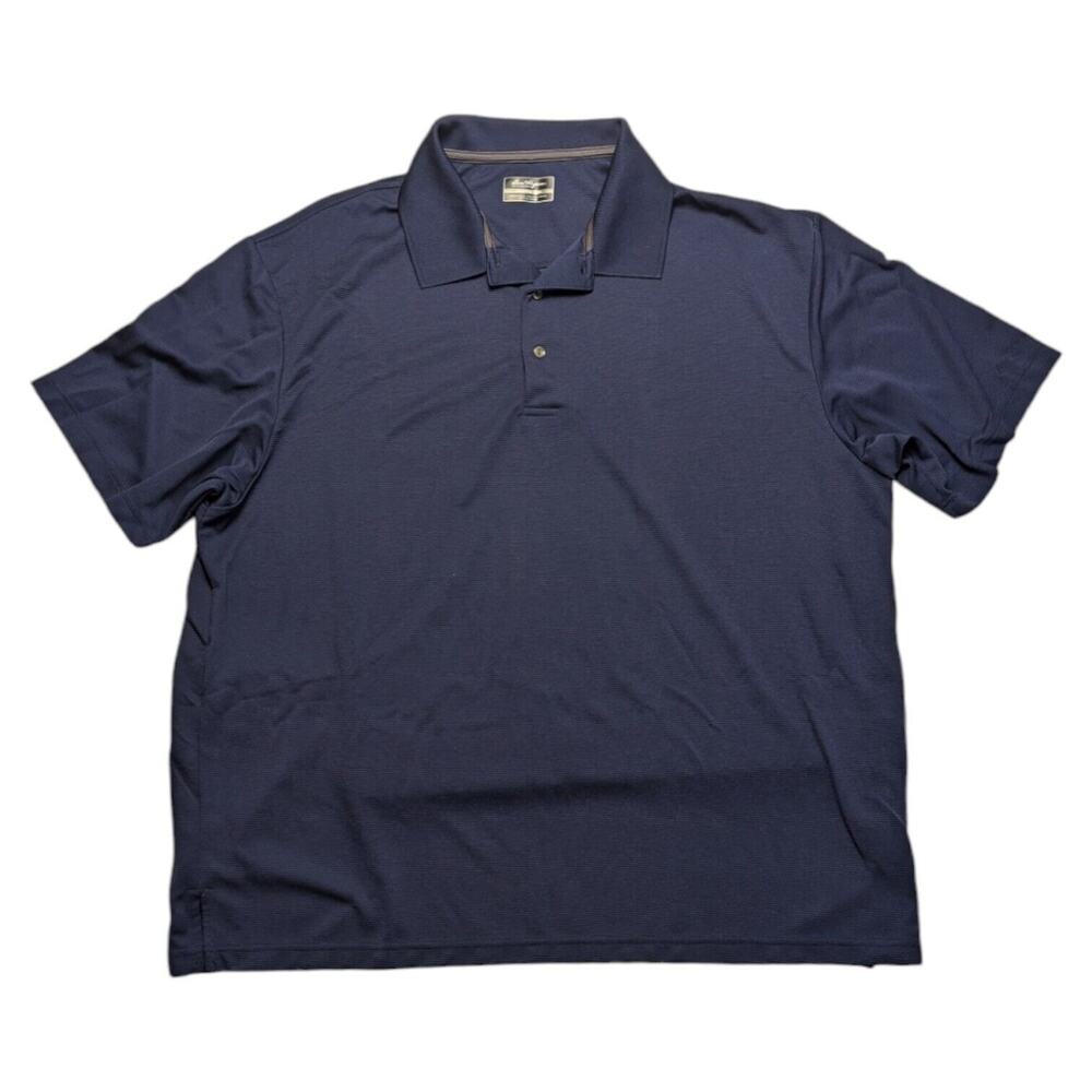 Ben Hogan Performance Polo Golf Shirt Blue Men's Size 3XL